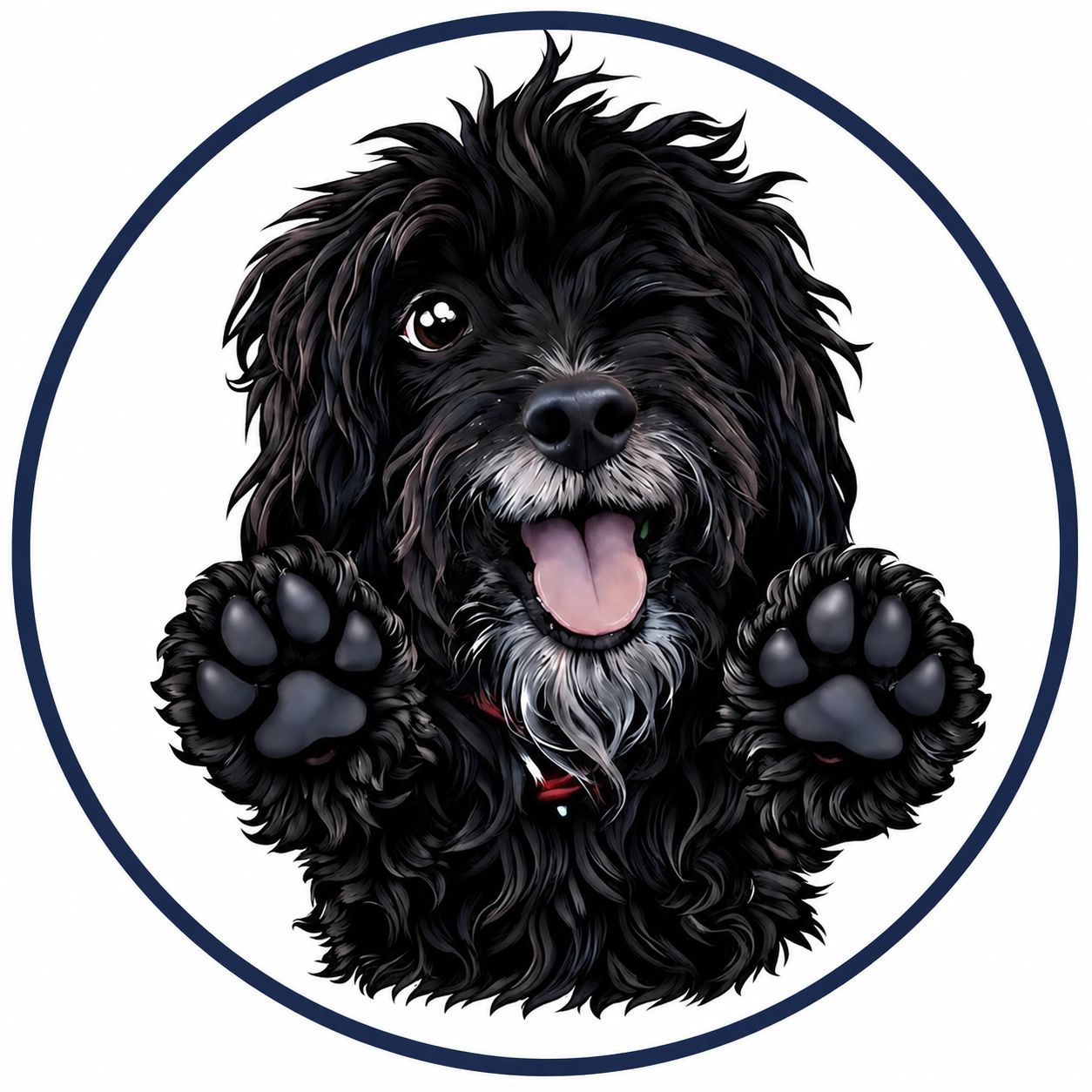 Pawspective dog logo